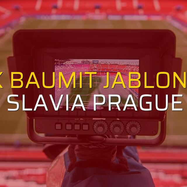 FK Baumit Jablonec: 0 - Slavia Prague: 2 (Maç sona erdi)