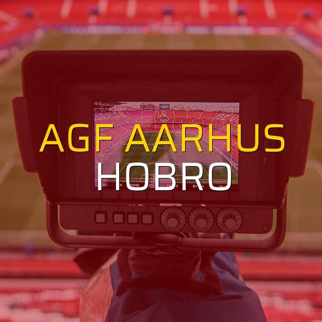 AGF Aarhus: 1 - Hobro: 0 (Maç sona erdi)