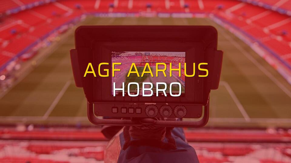 AGF Aarhus: 1 - Hobro: 0 (Maç sona erdi)