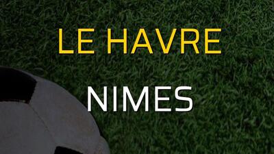 Le Havre - Nimes rakamlar