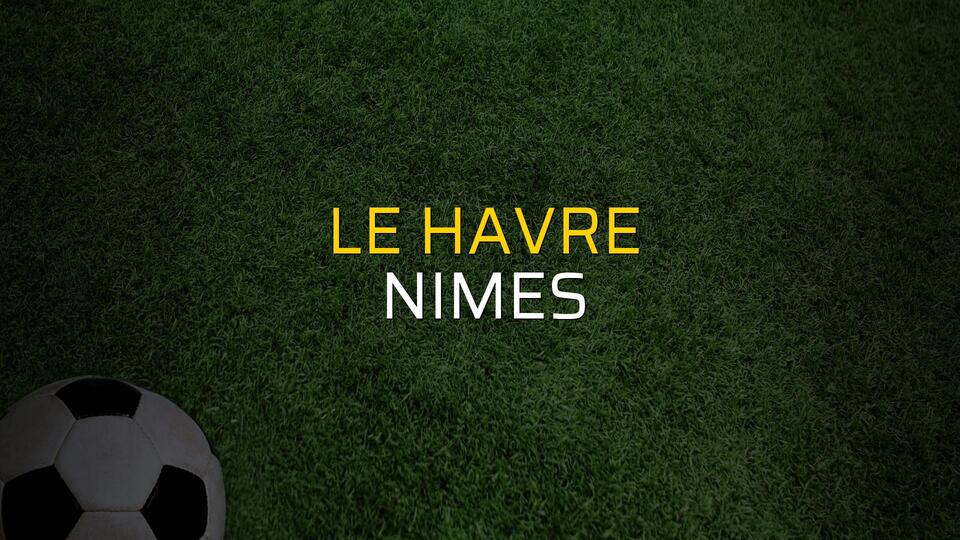 Le Havre - Nimes rakamlar