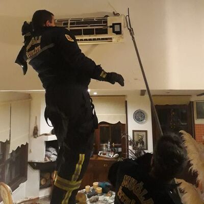 Marmaris'te şok! Klimanın içinden çıkarıldı