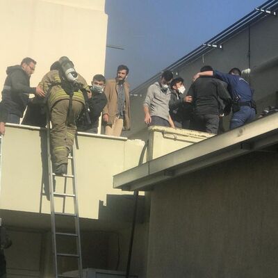 İzmir'de hastanede korkutan yangın
