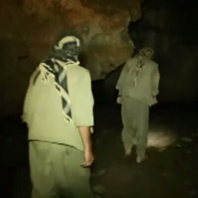 Tunceli'de teröristlerin, mağaradaki görüntüleri ortaya çıktı