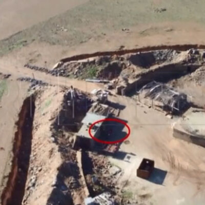 Teröristler görüntülendiklerini anlayınca bunu yaptı!