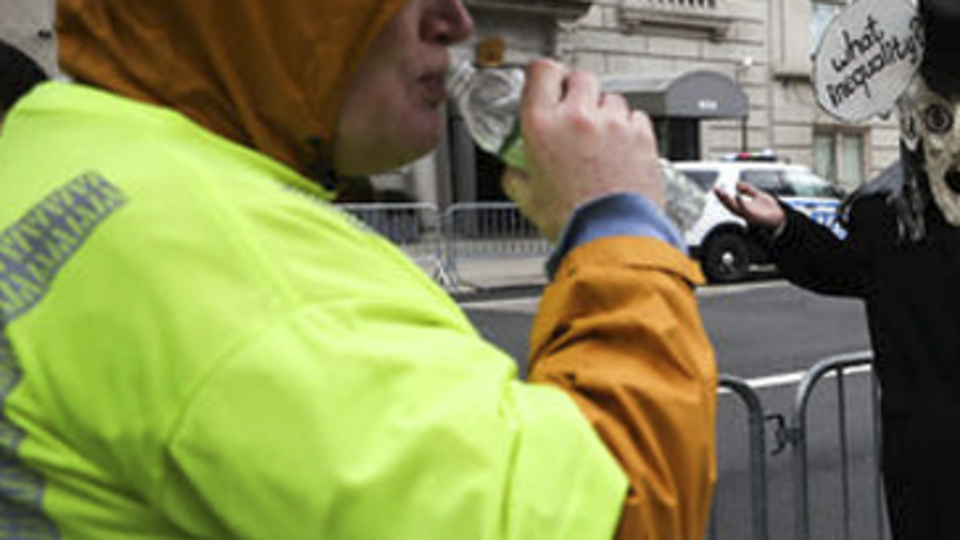 New York'ta "sarı yelekliler" protestosu