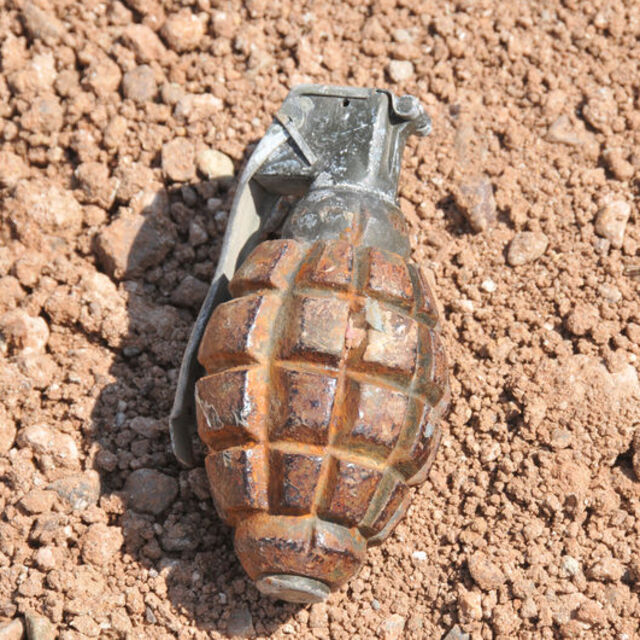 Çorumda 4 el bombası bulundu
