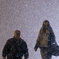 Başkente beklenen kar geldi