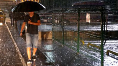 İstanbul'da şiddetli yağış ve fırtına