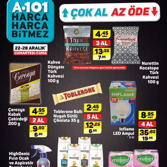A101 22-28 Aralık 2018 Aktüel ürünler kataloğu