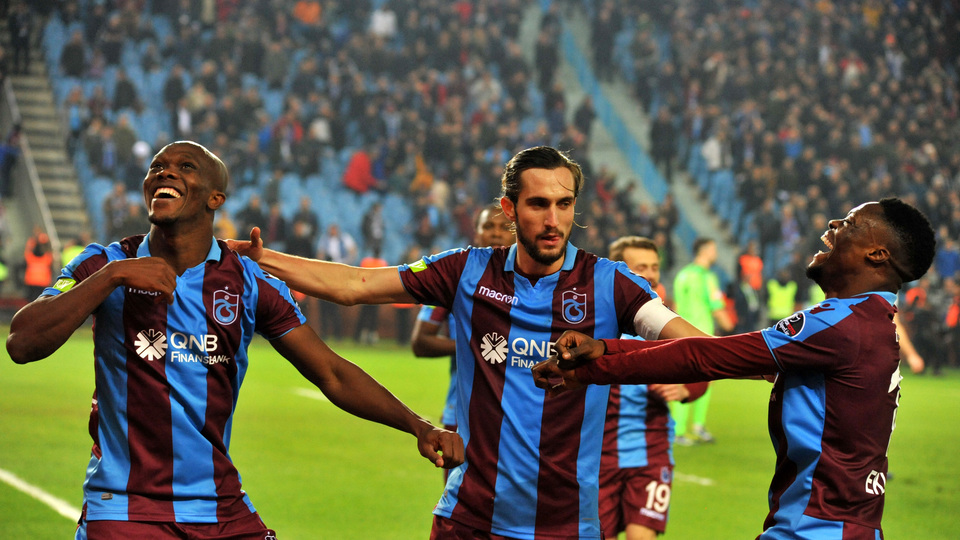 Trabzonspor, istatistiklerde de zirveye ortak