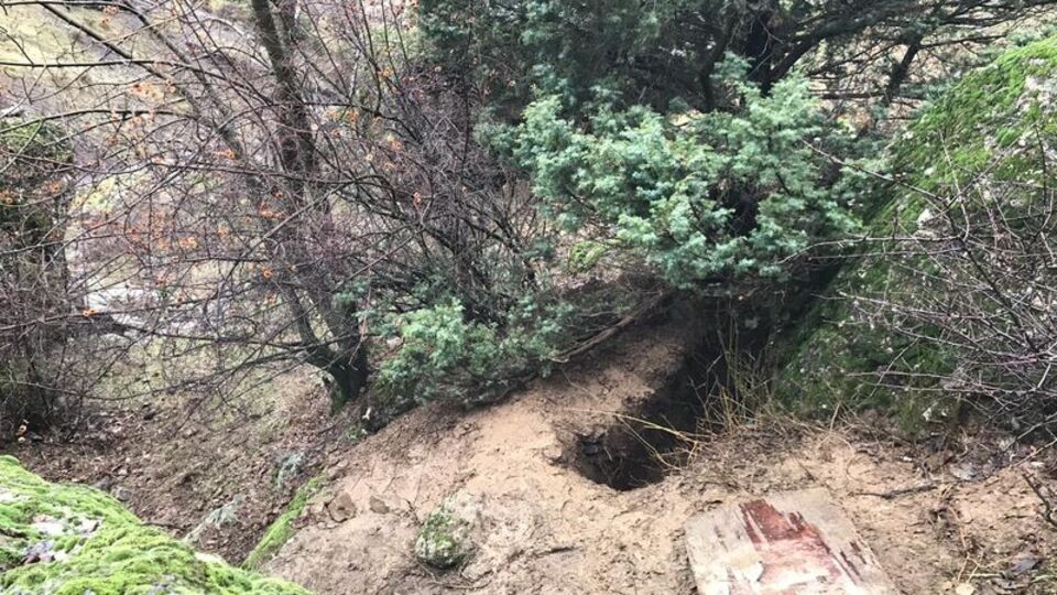 Toprağa gömülü ceset gri listedeki teröristin!