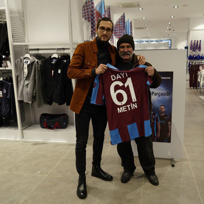 Posteriyle konuşan taraftarla buluştu!