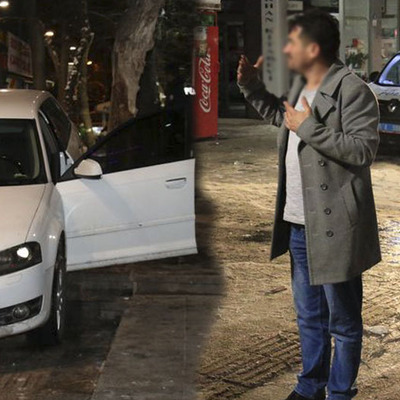 Yer: Ankara... Sokak araç trafiğine kapalı... Polis telsizden tebrik etti