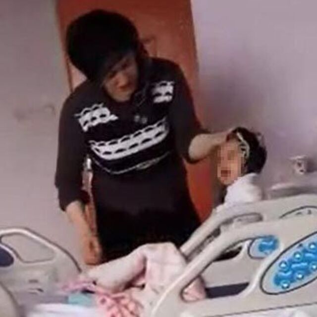 Vicdansızlığın bu kadarı! Hasta bebeğini ağlıyor diye dövdü