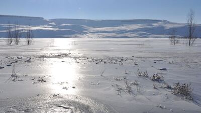 Göl ve çeşmeler dondu! O kent eksi 24'ü gördü!