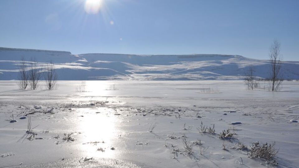 Göl ve çeşmeler dondu! O kent eksi 24'ü gördü!