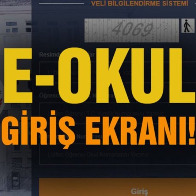 e-Okul VBS giriş ekranı