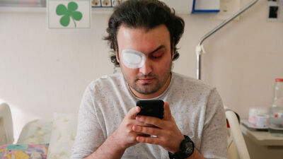 Kornea nakli sonrası ilk olarak o mesajı okudu!