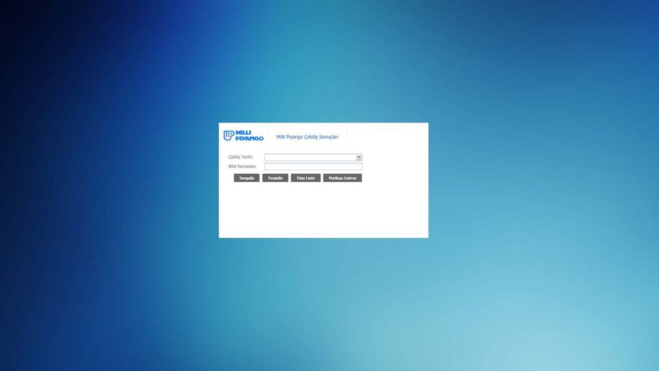 Milli Piyango Çekiliş Sonuçları o adreste!