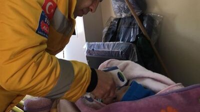 Yollar kardan kapandı! Hüseyin'in nefesi kesildi! Kurtarıldı!