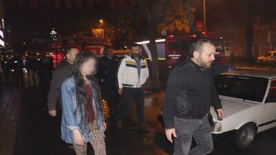 Sinirlendi evi yaktı, son anda kurtarıldı