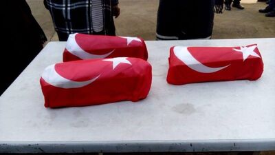 Zonguldak'ta büyük acı! Tabutlarına Türk bayrağı örtüldü