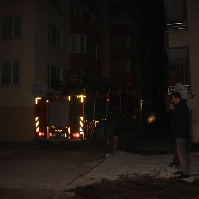 Cide'de yangın paniği