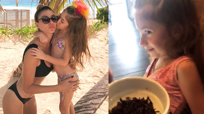 "Melisa bu böcekleri yiyebilirsin"