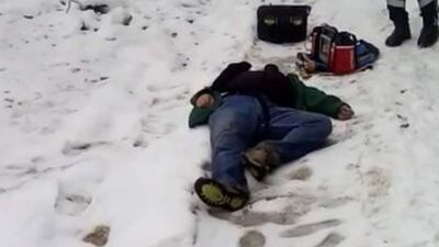 Uludağ'da inanılmaz olay! Aç kalan hayvanlara yiyecek götürüyordu!