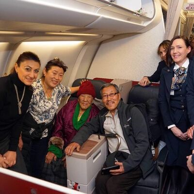 THY'nin tarihine geçen yolcu!