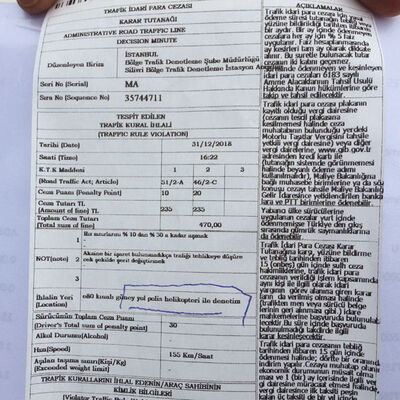 Helikopteri görünce öyle bir şey yaptı ki... Cezası gökyüzünden geldi!