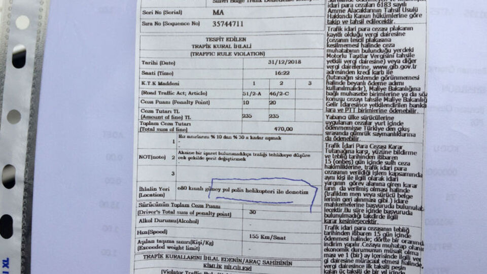 Helikopteri görünce öyle bir şey yaptı ki... Cezası gökyüzünden geldi!