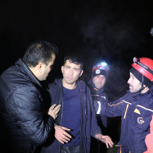Kaybolan uyuşturucu bağımlısı genci AFAD ekipleri buldu