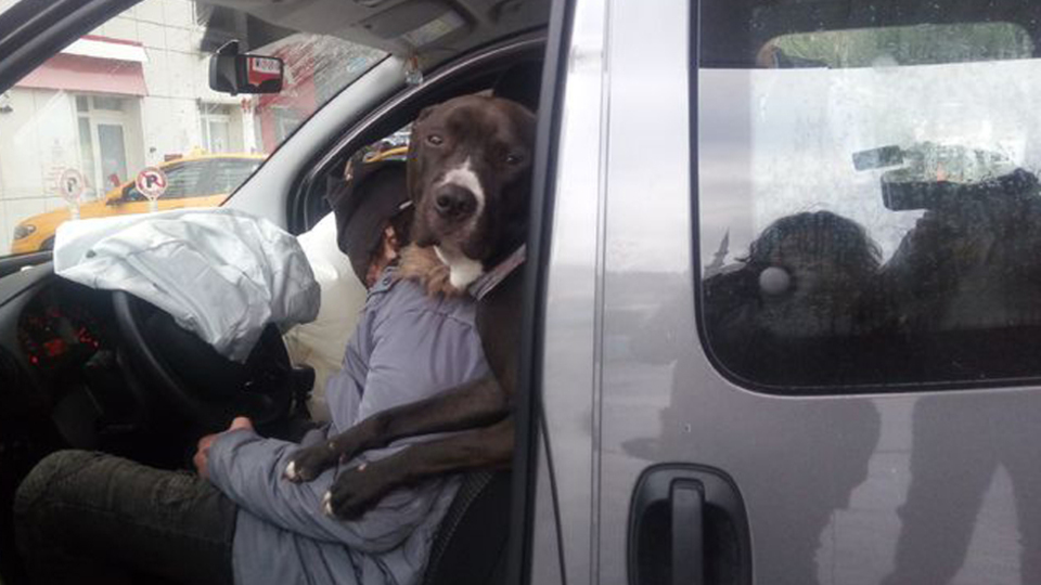 Direksiyonda sızdı, benzin istasyonuna daldı! Şişli'de faciadan dönüldü!