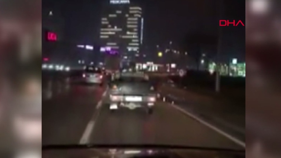 Bursa'da trafik canavarı böyle görüntülendi