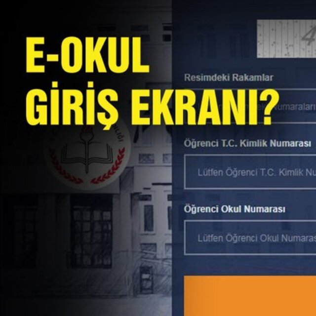 e-Okul VBS giriş ekranı