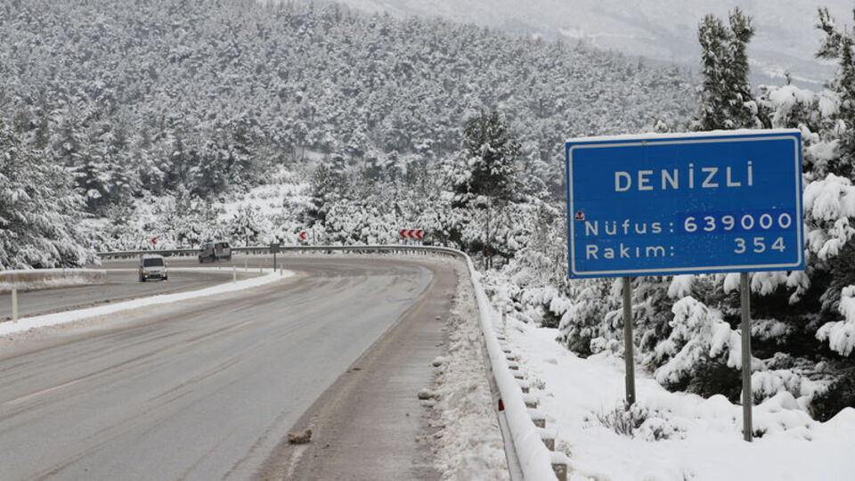 Denizli'de okullara kar tatili!