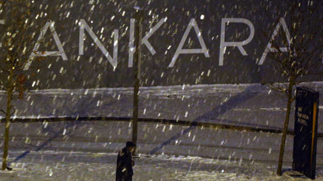Ankara'da kar yağışı gece boyunca etkili oldu
