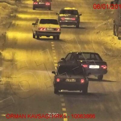 'Drift'ten ehliyetine el konuldu 'makas atarken' yakalandı