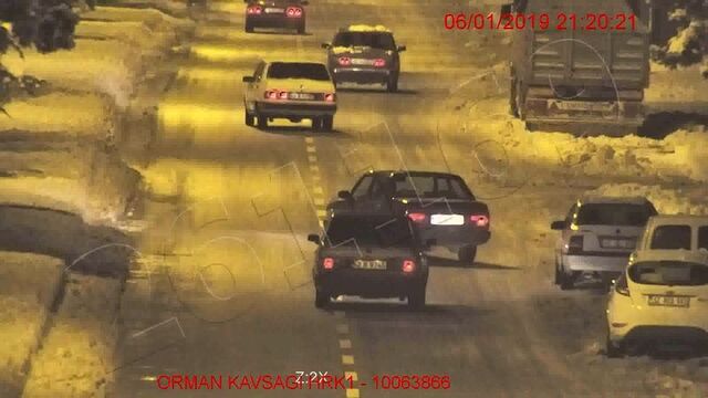 'Drift'ten ehliyetine el konuldu 'makas atarken' yakalandı