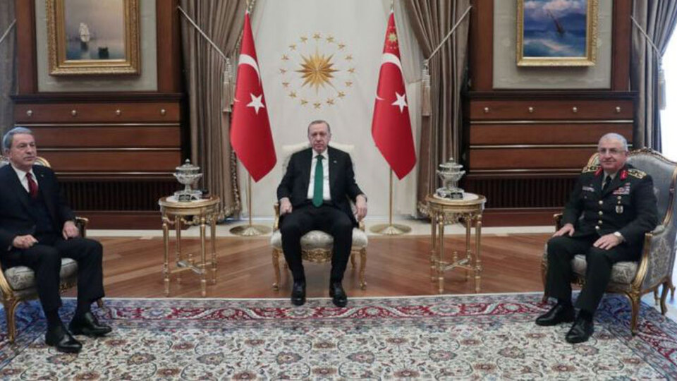 Beştepe'de önemli görüşme!