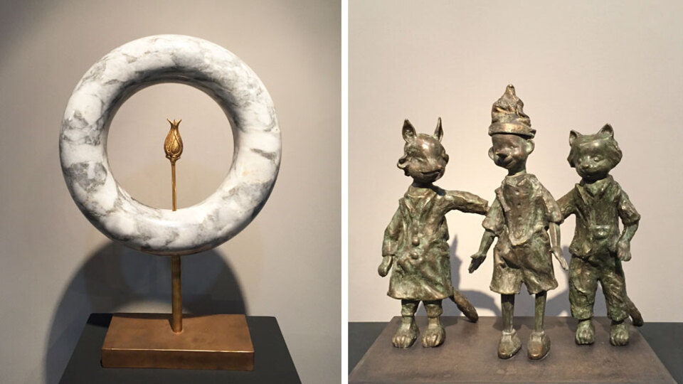 Düşlere hayat veren heykeller