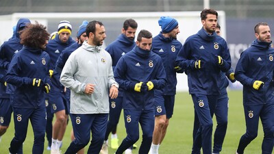 Fenerbahçe basına kapalı çalıştı
