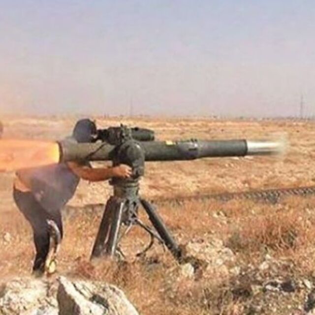 Terör örgütü YPG/PKK, ABD'nin verdiği TOW ile ÖSO'yu vurdu!