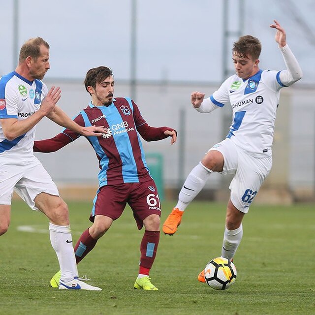 Trabzonspor, son hazırlık maçında kaybetti