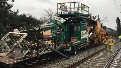 Korkutan tren kazasının görüntüsü ortaya çıktı!