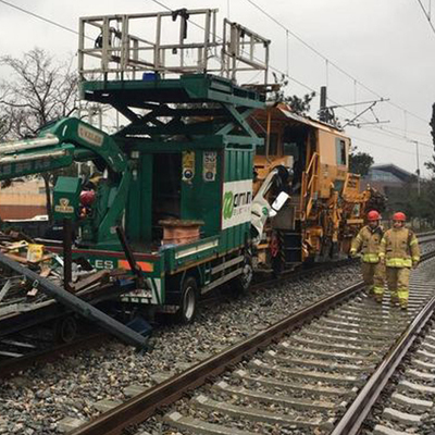Korkutan tren kazasının görüntüsü ortaya çıktı!