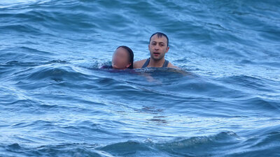 Komutan teçhizatı bile olmadan peşinden gitti!