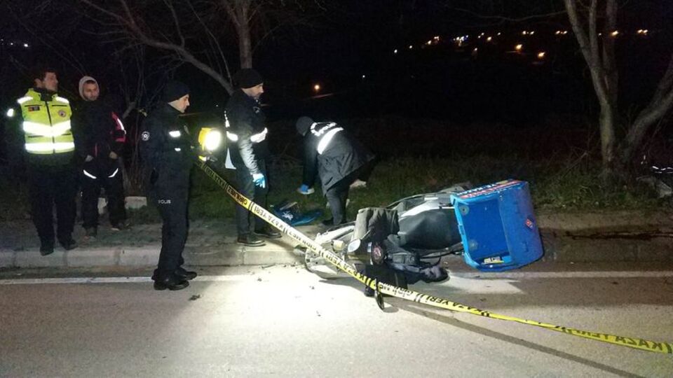 Son siparişinden dönerken kazada öldü